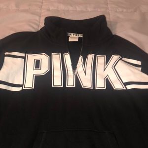 Black quarter zip sweater